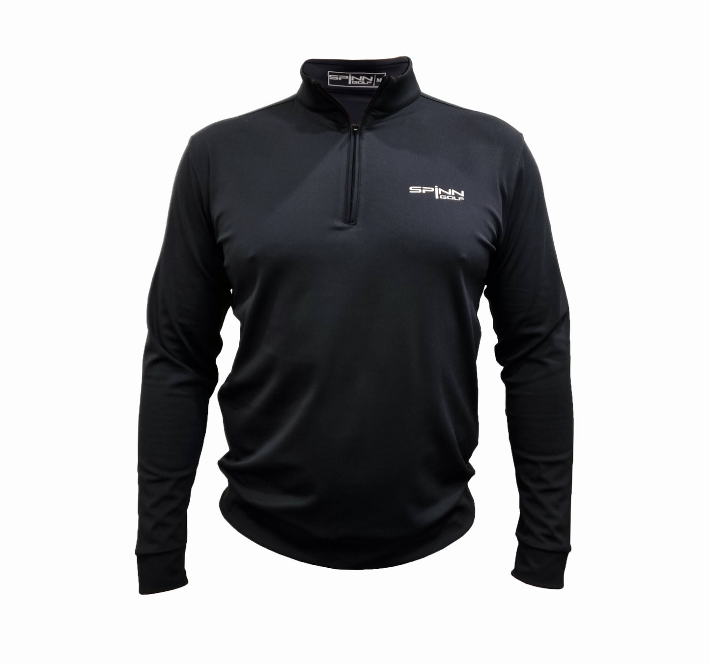 Mid Layer Q-Zip Pullover - Black